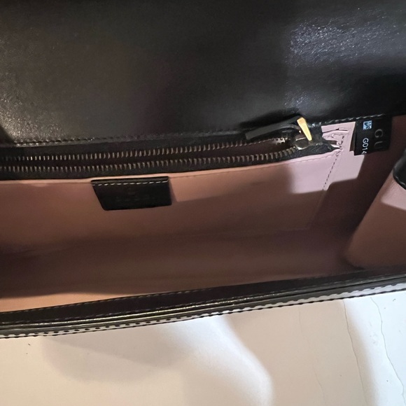 GUCCI “Lady” Black Leopard Buckle Clutch Bag - Picture 4 of 4